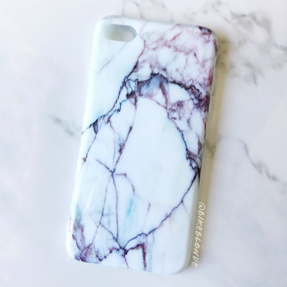 NEW iPhone 7/8/7+/8+ Marble Granite Soft TPU Case - Picture 2 of 3